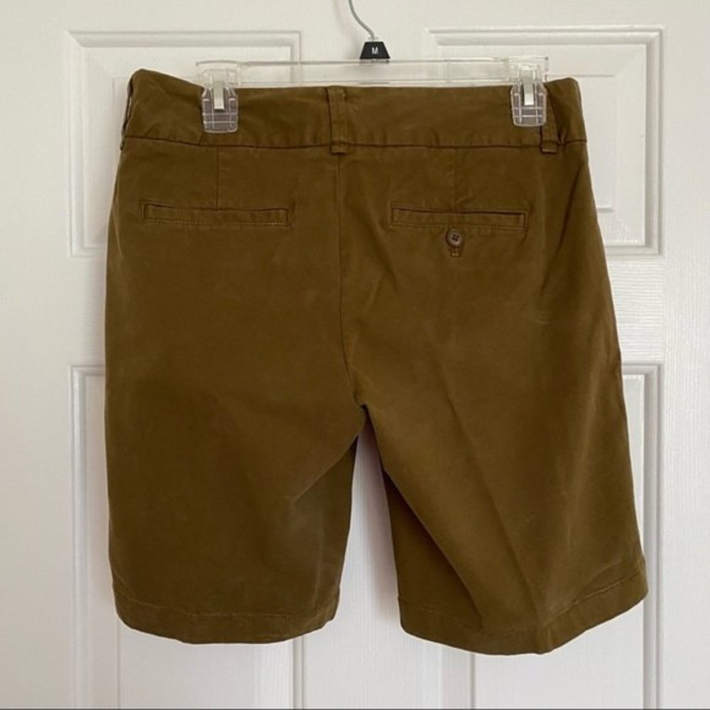JCrew Andie Shorts olive green size 4 - Picture 3 of 11